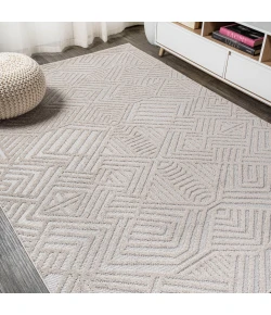 Jonathany South Beach SBH103B Beige Area Rug 7 ft. 9 in. X 10 ft. Rectangle