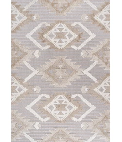 Jonathany South Beach SBH107A Beige/Gray Area Rug 5 ft. X 8 ft. Rectangle