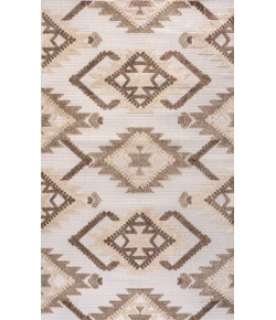 Jonathany South Beach SBH107C Brown/Ivory Area Rug 5 ft. X 8 ft. Rectangle