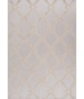 Duwun High-Low Pile Ogee Trellis Tone-on-Tone Beige/Gray 8 ft. x 10 ft. Indoor/Outdoor Area Rug