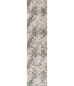 Jonathany South Beach SBH110A Cream/Beige/Dark Gray Area Rug 2 ft. X 8 ft. Runner