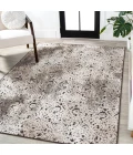Duenas High-Low Shabby Damask Cream/Beige/Dark Gray 3 ft. x 5 ft. Indoor/Outdoor Area Rug