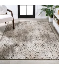 Duenas High-Low Shabby Damask Cream/Beige/Dark Gray 3 ft. x 5 ft. Indoor/Outdoor Area Rug