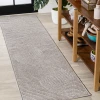 Jonathany Scandinavian SCN100A Gray/Ivory Area Rug 2 ft. X 8 ft. Runner