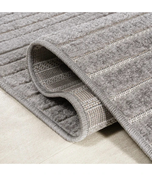 Jonathan Y SCANDINAVIAN Gray SCN100A 5ft.3in. Round Rug