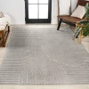 Jonathany Scandinavian SCN100A Gray/Ivory Area Rug 5 ft. 3 in. X 7 ft. 7 in. Rectangle