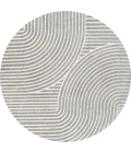 Jonathan Y SCANDINAVIAN Gray SCN100A 5ft.3in. Round Rug
