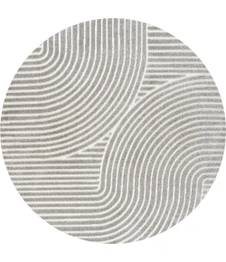 Jonathan Y SCANDINAVIAN Gray SCN100A 6ft. Round Rug