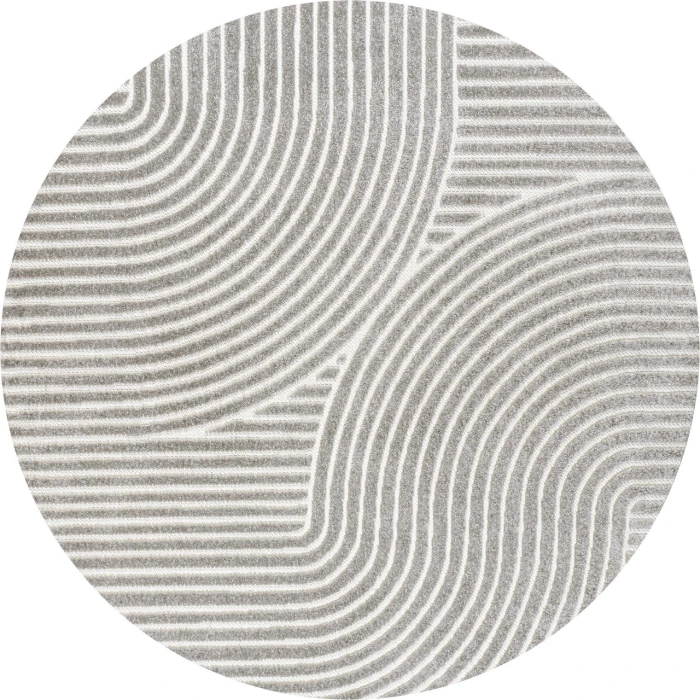 Jonathan Y SCANDINAVIAN Gray SCN100A 7ft. Round Rug