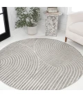 Jonathan Y SCANDINAVIAN Gray SCN100A 5ft.3in. Round Rug