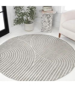 Jonathan Y SCANDINAVIAN Gray SCN100A 6ft. Round Rug