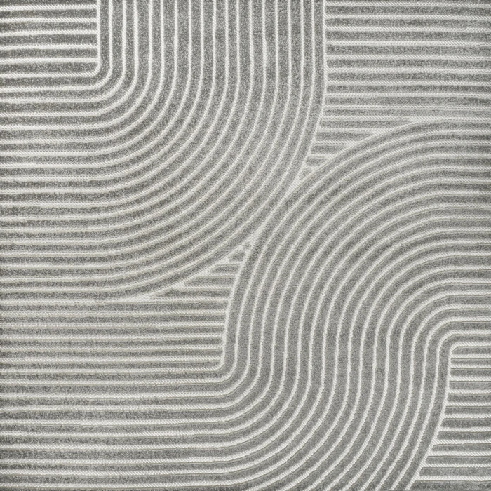 Jonathan Y SCANDINAVIAN Gray SCN100A 7ft. Square Rug