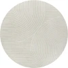Jonathan Y SCANDINAVIAN Ivory SCN100B 5ft.3in. Round Rug
