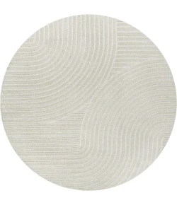 Jonathan Y SCANDINAVIAN Ivory SCN100B 6ft. Round Rug