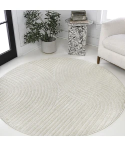 Jonathan Y SCANDINAVIAN Ivory SCN100B 6ft. Round Rug