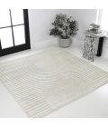 Jonathan Y SCANDINAVIAN Ivory SCN100B 7ft.-9in. Square Rug