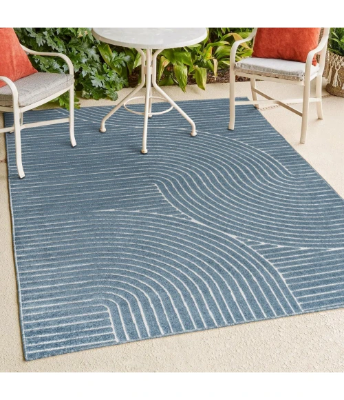 Jonathan Y SCANDINAVIAN Blue SCN100C 5ft.3in. X 7ft.7in. Rect. Rug