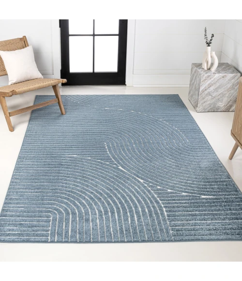 Jonathan Y SCANDINAVIAN Blue SCN100C 5ft.3in. X 7ft.7in. Rect. Rug