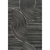 Jonathan Y SCANDINAVIAN Black SCN100F 5ft.3in. X 7ft.7in. Rect. Rug