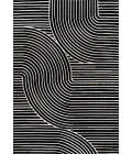 Jonathan Y SCANDINAVIAN Black SCN100F 5ft.3in. X 7ft.7in. Rect. Rug