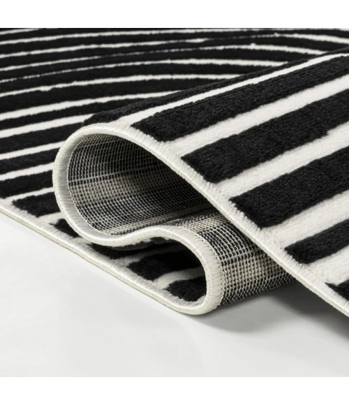 Jonathan Y SCANDINAVIAN Black SCN100F 5ft.3in. X 7ft.7in. Rect. Rug