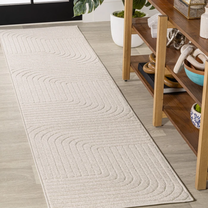 Jonathan Y SCANDINAVIAN Ivory SCN101A 2ft.-2in. X 10ft. Rect. Rug