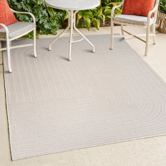 Jonathan Y SCANDINAVIAN Ivory SCN101A 6ft. X 9ft. Rect. Rug
