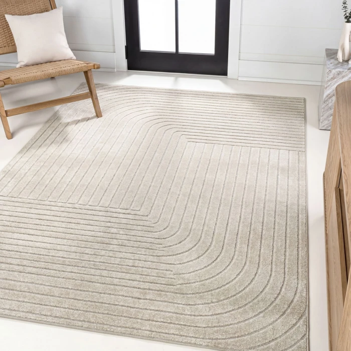 Jonathan Y SCANDINAVIAN Ivory SCN101A 6ft. X 9ft. Rect. Rug