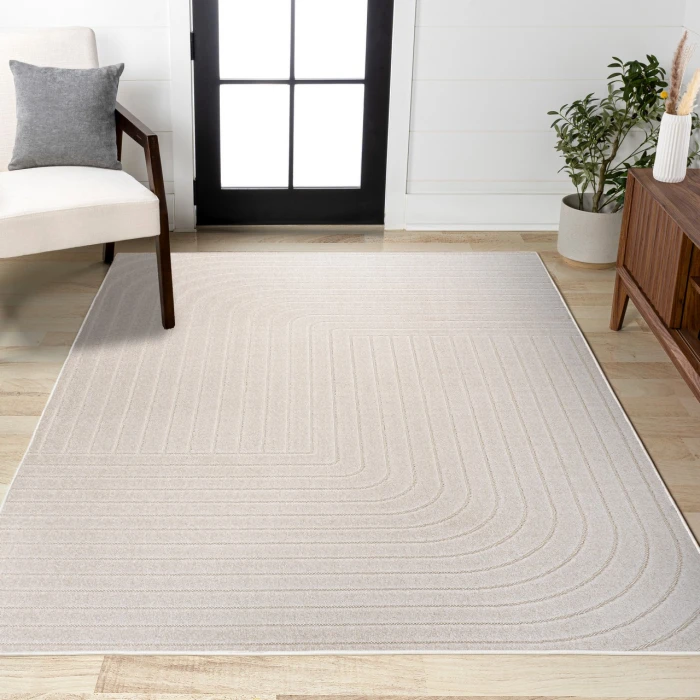 Jonathan Y SCANDINAVIAN Ivory SCN101A 6ft. X 9ft. Rect. Rug