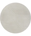 Jonathan Y SCANDINAVIAN Ivory SCN101A 5ft.3in. Round Rug