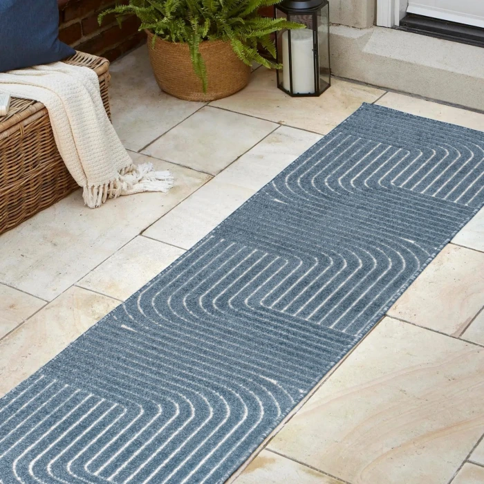 Jonathan Y SCANDINAVIAN Blue SCN101D 2ft. X 8ft. Rect. Rug