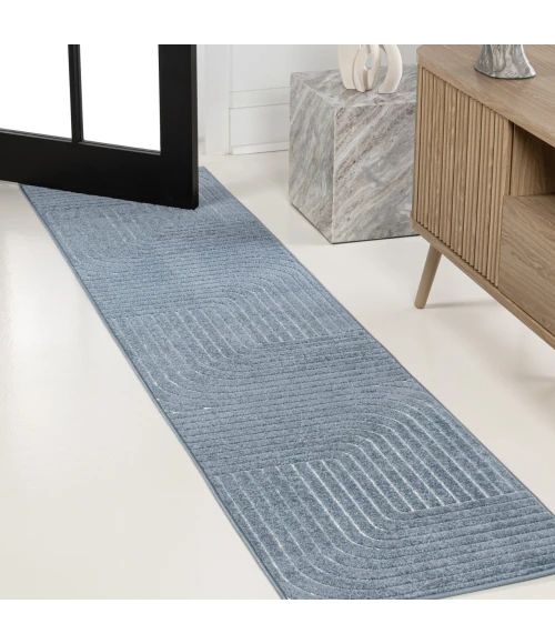 Jonathan Y SCANDINAVIAN Blue SCN101D 2ft. X 8ft. Rect. Rug