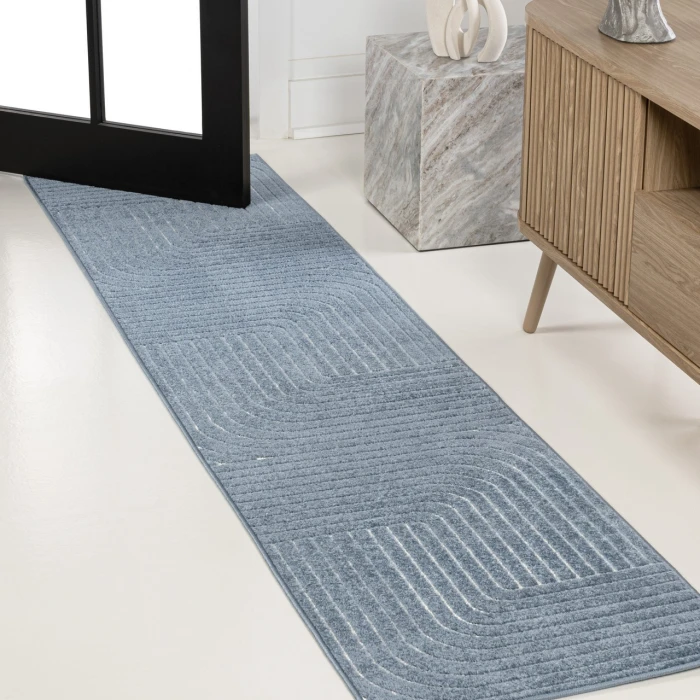 Jonathan Y SCANDINAVIAN Blue SCN101D 2ft. X 8ft. Rect. Rug