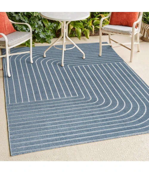 Jonathan Y SCANDINAVIAN Blue SCN101D 5ft.3in. X 7ft.7in. Rect. Rug