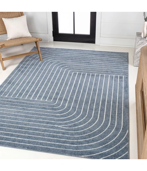 Jonathan Y SCANDINAVIAN Blue SCN101D 5ft.3in. X 7ft.7in. Rect. Rug