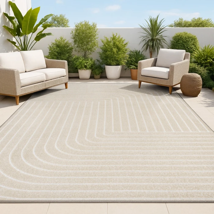 Jonathan Y SCANDINAVIAN Beige SCN101E 3ft.-11in. X 6ft. Rect. Rug