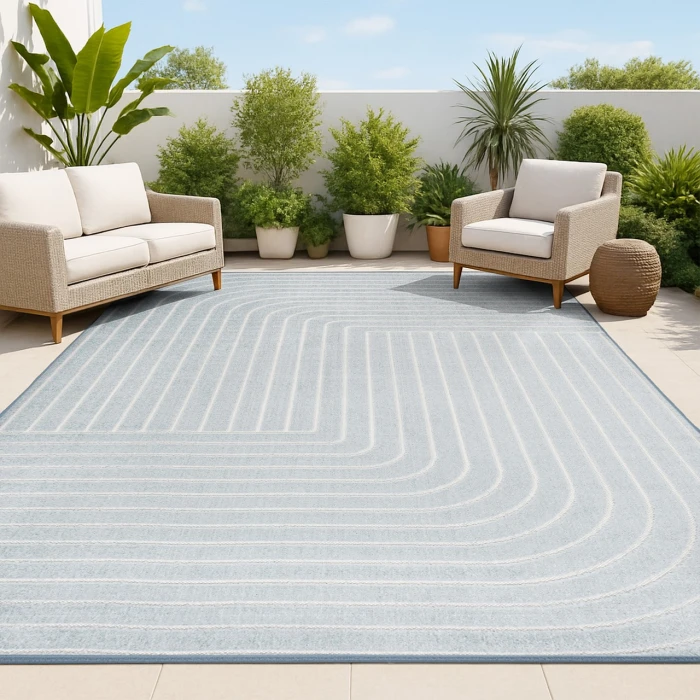 Jonathan Y SCANDINAVIAN Blue SCN101F 2ft.-11in. X 5ft. Rect. Rug