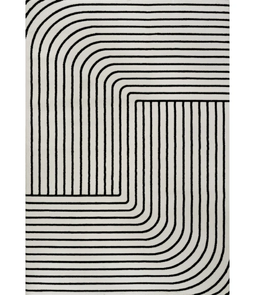 Jonathan Y SCANDINAVIAN Black SCN101G 5ft.3in. X 7ft.7in. Rect. Rug