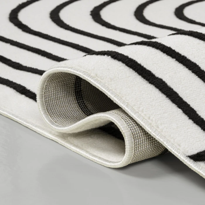 Jonathan Y SCANDINAVIAN Black SCN101G 3ft.-11in. X 6ft. Rect. Rug