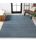 Aarhus Minimalist Scandi Striped Navy/ivory 4 ft. x 6 ft. Area Rug