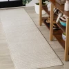 Jonathany Scandinavian SCN102B Ivory/Cream Area Rug 2 ft. X 8 ft. Runner