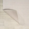 Aarhus Minimalist Scandi Striped Ivory/Cream 3 ft. x 5 ft. Area Rug