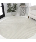 Jonathan Y SCANDINAVIAN Ivory SCN102B 6ft. Round Rug