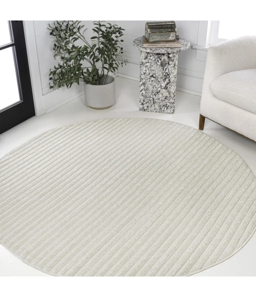 Jonathan Y SCANDINAVIAN Ivory SCN102B 6ft. Round Rug