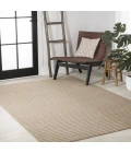 Aarhus Minimalist Scandi Striped Beige/Cream 5 ft. x 8 ft. Area Rug