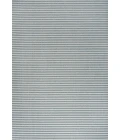 Aarhus Minimalist Scandi Striped Blue/Ivory 8 ft. x 10 ft. Area Rug