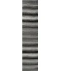 Jonathan Y SCANDINAVIAN Black SCN102F 2ft. X 8ft. Rect. Rug