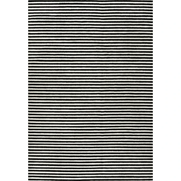 Jonathan Y SCANDINAVIAN Black SCN103F 7ft.-9in. X 10ft. Rect. Rug