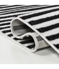Jonathan Y SCANDINAVIAN Black SCN102F 2ft. X 8ft. Rect. Rug