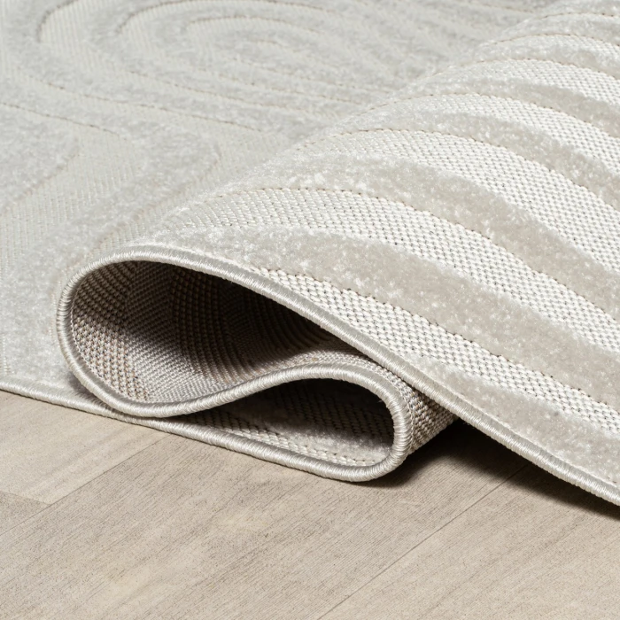 Jonathan Y SCANDINAVIAN Cream SCN103A 6ft. Square Rug